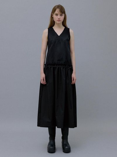 OEF Winter Double Belt Loops Dress (Black)