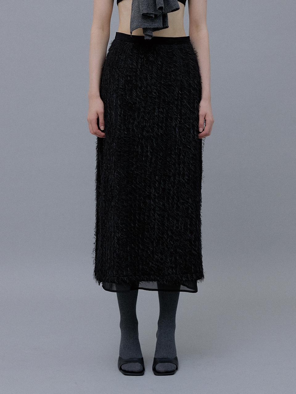 OEF Winter Fur Skirt (Black)