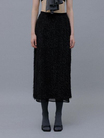OEF Winter Fur Skirt (Black)