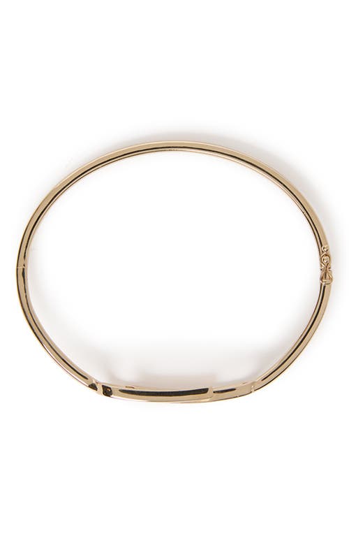 Off-White Off-White 18K Gold Vermeril Paper Clip Bangle Bracelet