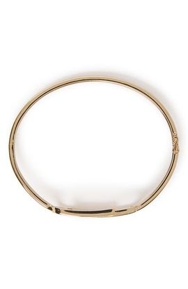 Off-White Off-White 18K Gold Vermeril Paper Clip Bangle Bracelet