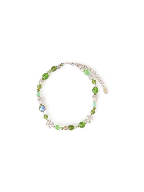 Off-White Off-White Arrow Charm Mixed Bead Choker