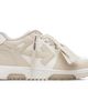 Off-White Off-White Beige & White 'Out Of Office' Sneakers - 1
