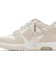 Off-White Off-White Beige & White 'Out Of Office' Sneakers - 3
