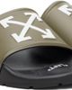 Off-White Off-White Black & Khaki Arrow Slides - 4