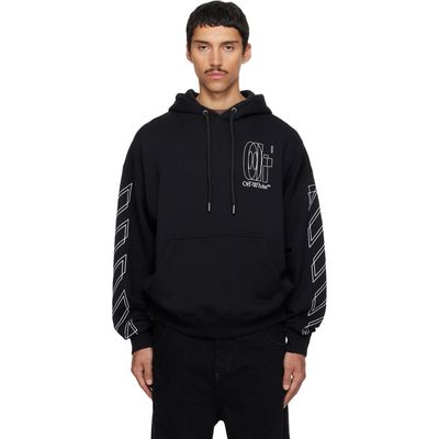 Off-White Off-White Black Big Double Arrow Skate Hoodie