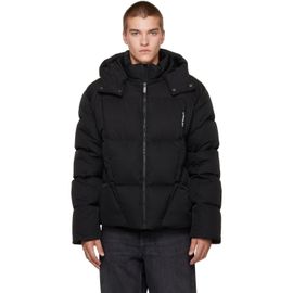 Off-White Off-White Black Bookish Nylon Twill Racing Puffer Jacket