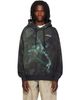 Off-White Off-White Black Dark Painting Skate Hoodie - 1
