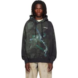 Off-White Off-White Black Dark Painting Skate Hoodie