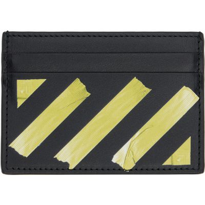 Off-White Off-White Black Diag Tape Card Holder