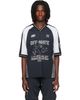 Off-White Off-White Black Eagle Team Soccer T-shirt - 1