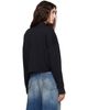Off-White Off-White Black Embroidered Script Crop Polo - 3
