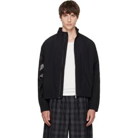 Off-White Off-White Black Glossy Arrow Nylon Relax Track Jacket