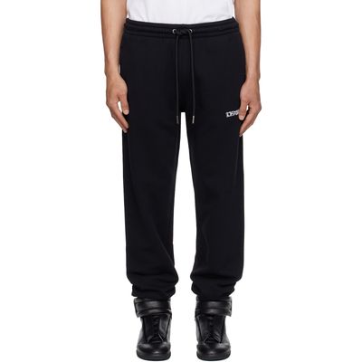 Off-White Off-White Black Heraldic Arrow Cuffed Sweatpants