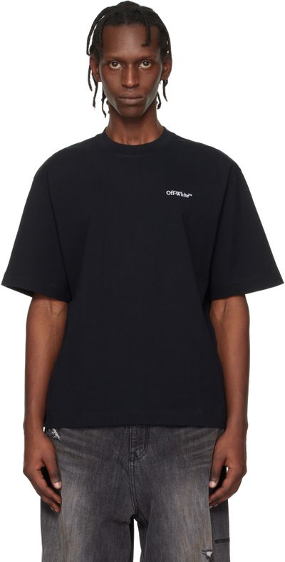 Off-White Off-White Black Landscape Arrow Skate Logo T-shirt