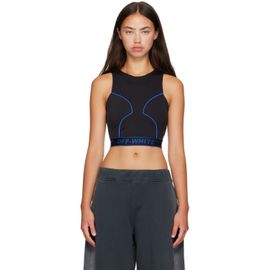 Off-White Off-White Black Logoband Lycra Tank Top