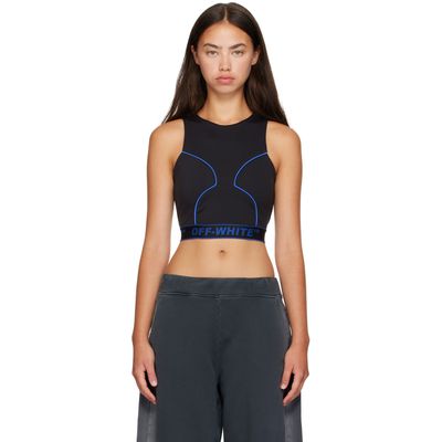 Off-White Off-White Black Logoband Lycra Tank Top
