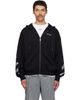 Off-White Off-White Black Metal Arrow Skate Zip Hoodie - 1