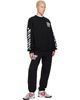 Off-White Off-White Black Motion Arrow Cuffed Sweatpants - 4