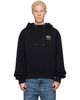 Off-White Off-White Black Off Line Regular Hoodie - 1