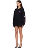 Off-White Off-White Black 'Off White' Star Polo Sweat Minidress - 4