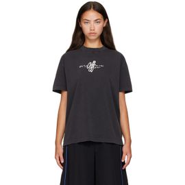 Off-White Off-White Black 'Off White' Stroke T-shirt