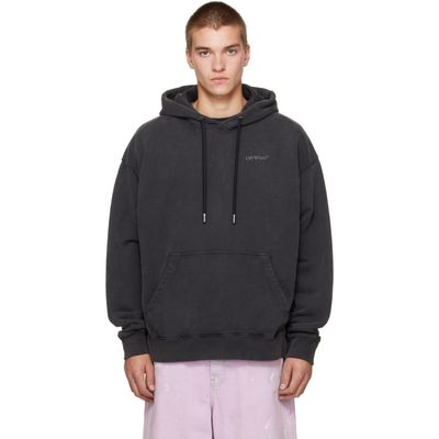 Off-White Off-White Black Rugs Arrow Skate Hoodie