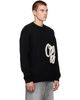 Off-White Off-White Black Script Shared Logo Sweater - 2