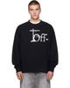 Off-White Off-White Black Shared Logo Skate Crewneck Sweatshirt - 1
