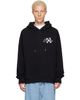 Off-White Off-White Black Stroke 2 Arrow Skate Hoodie - 1