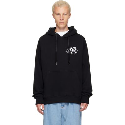 Off-White Off-White Black Stroke 2 Arrow Skate Hoodie