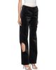 Off-White Off-White Black Velvet Coated Meteor Faux-Leather Pants - 2