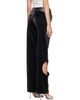 Off-White Off-White Black Velvet Coated Meteor Faux-Leather Pants - 3