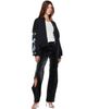 Off-White Off-White Black Velvet Coated Meteor Faux-Leather Pants - 4