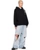 Off-White Off-White Black Vertical Bookish Skate Hoodie - 4