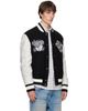Off-White Off-White Black Wool Regular Collage Varsity Jacket - 2