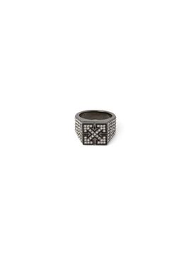 Off-White Off-White BLING STRASS ARROW RING