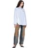 Off-White Off-White Blue & White Mix Stripe Pop Lover Shirt - 4