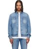 Off-White Off-White Blue Half Arrow Denim Skate Jacket - 1