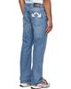 Off-White Off-White Blue Half Arrow Slim Relaxed Jeans - 3