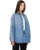 Off-White Off-White Blue Paisley Lover Denim Shirt - 2