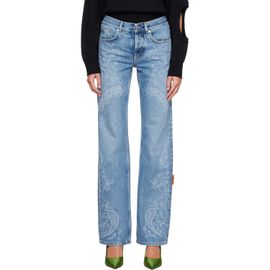 Off-White Off-White Blue Paisley Susy Jeans
