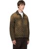 Off-White Off-White Brown Arrow Monogram Skate Denim Jacket - 2