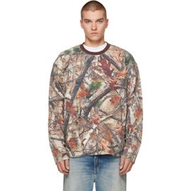Off-White Off-White Brown Camo Waffle Skate T-shirt