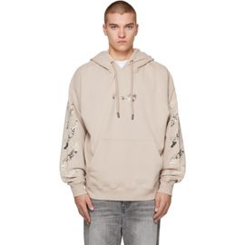 Off-White Off-White Brown Spices Arrow Skate Hoodie