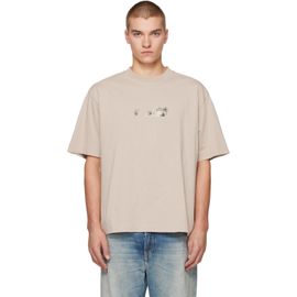 Off-White Off-White Brown Spices Arrow Skate T-shirt