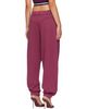 Off-White Off-White Burgundy 'Off' Stamp Balloon Sweatpants - 3