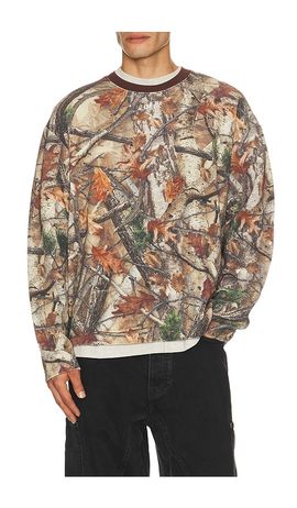 OFF-WHITE OFF-WHITE Camo Waffle Skate Long Sleeve Tee