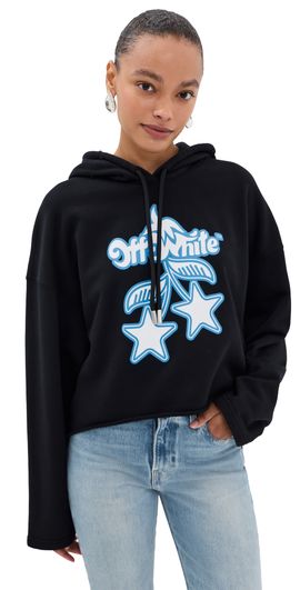 Off-White Off-White Cherry Hoodie Black Heather