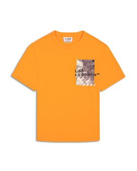 Off-white Off-White Cotton Camo Graphic Logo Crewneck T-Shirt